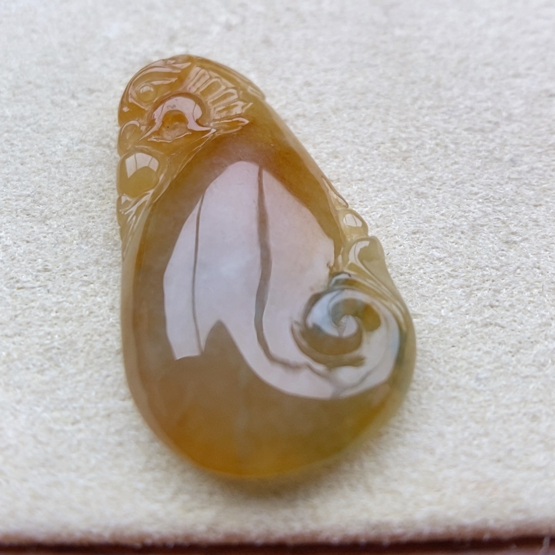 翡翠未镶嵌颈饰吊坠12