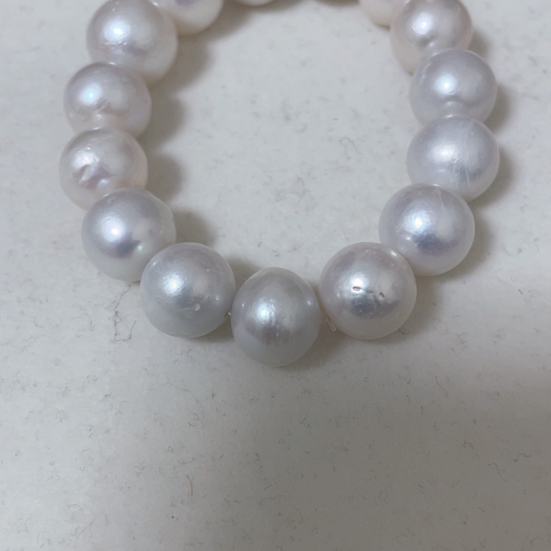 石英石纯铜卡11-12mm手链