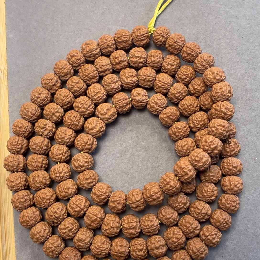 金刚菩提吊坠姜黄皮跳跳龙保手持