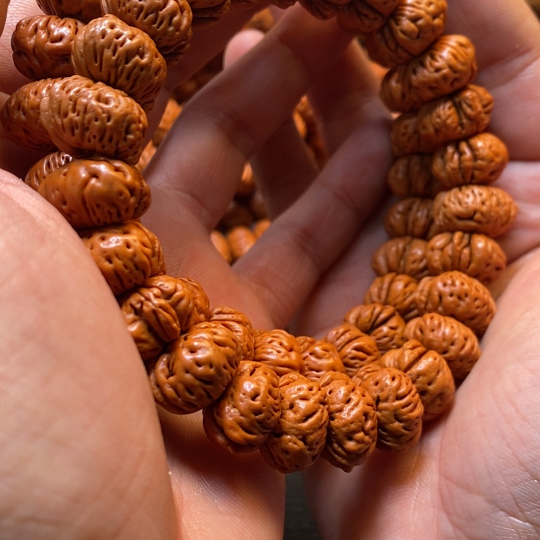 桃核吊坠蟠桃核15毕业串