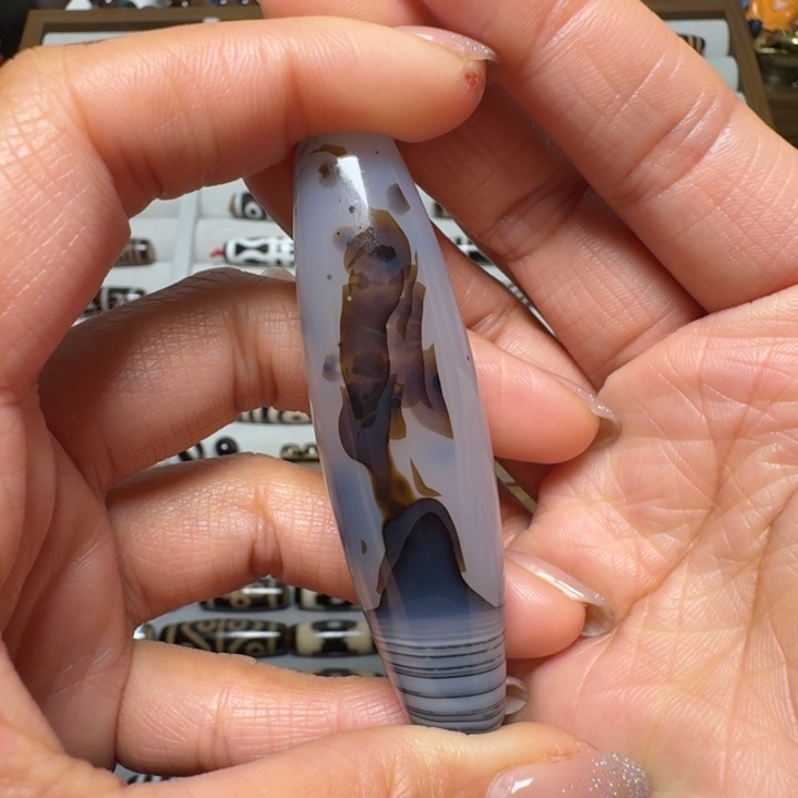 善***️玛瑙/玉髓未镶嵌颈饰