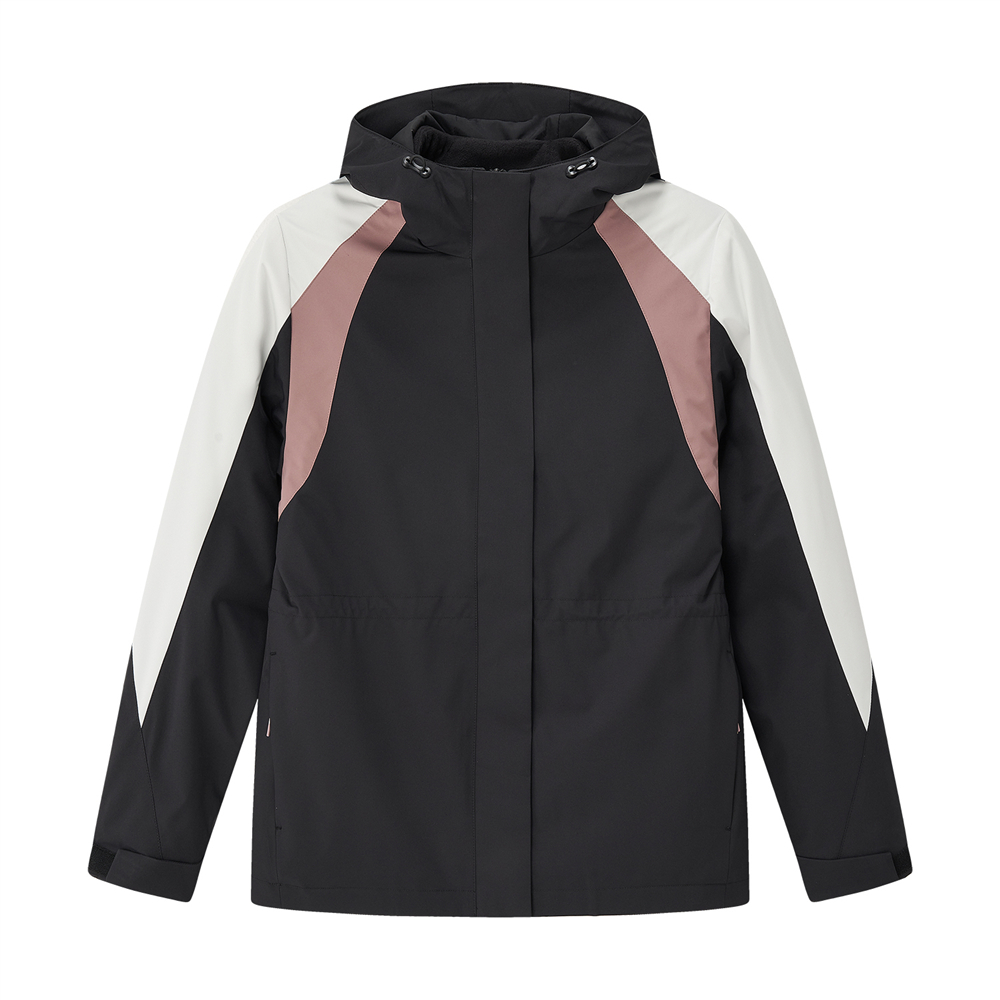 卢正义同款防风防泼水三合一锁温御寒拼色外套05375630