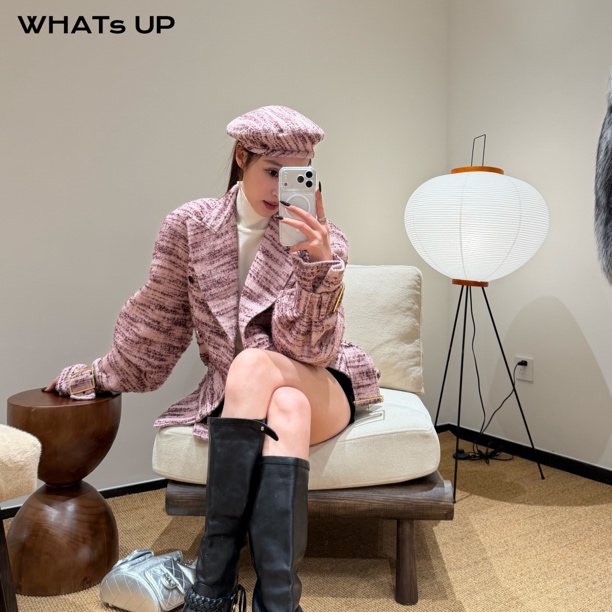 ROWENROSE 25AW 设计师品牌 翻领外套 WHATsUP
