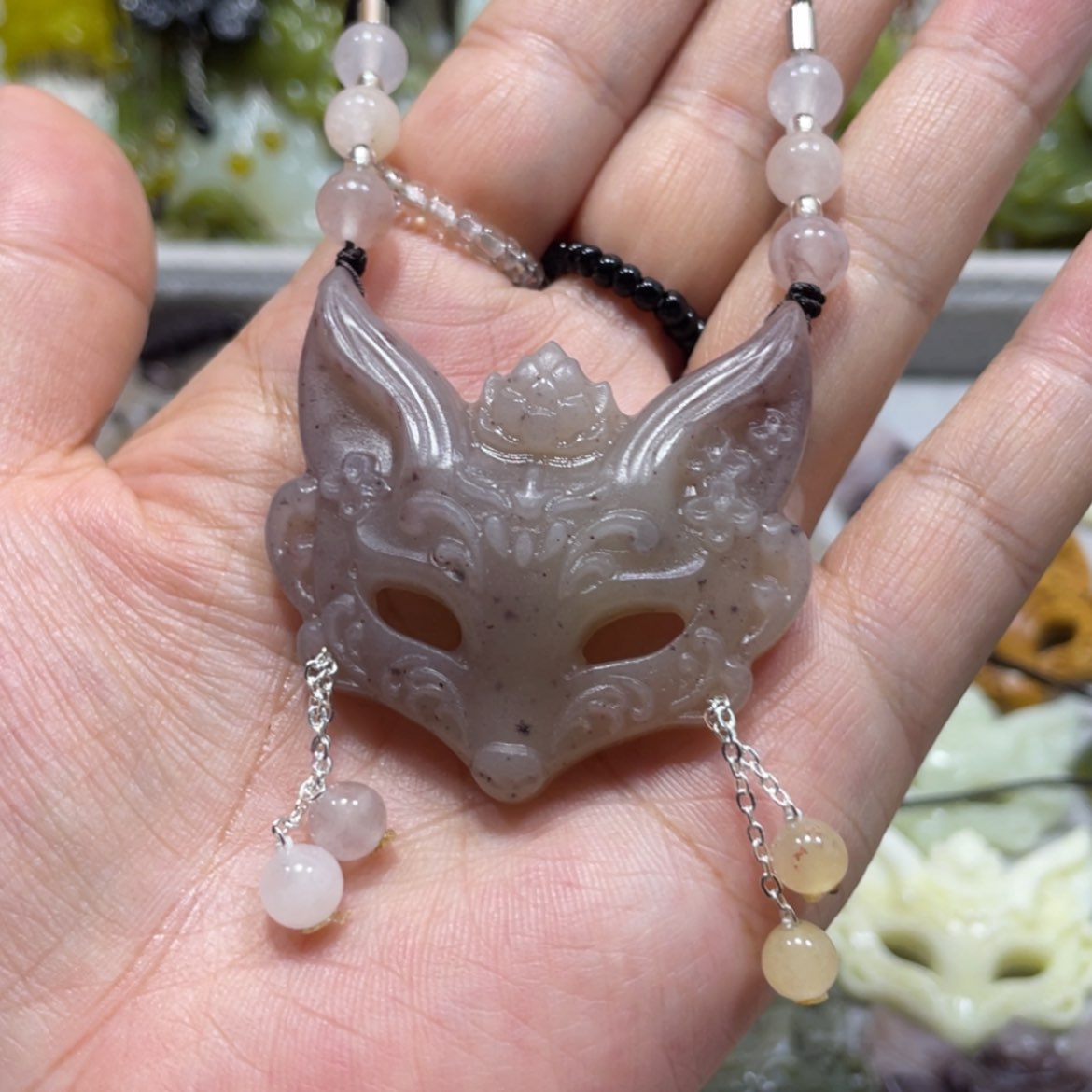 【闪购商品】岫玉颈饰未镶嵌44吊坠