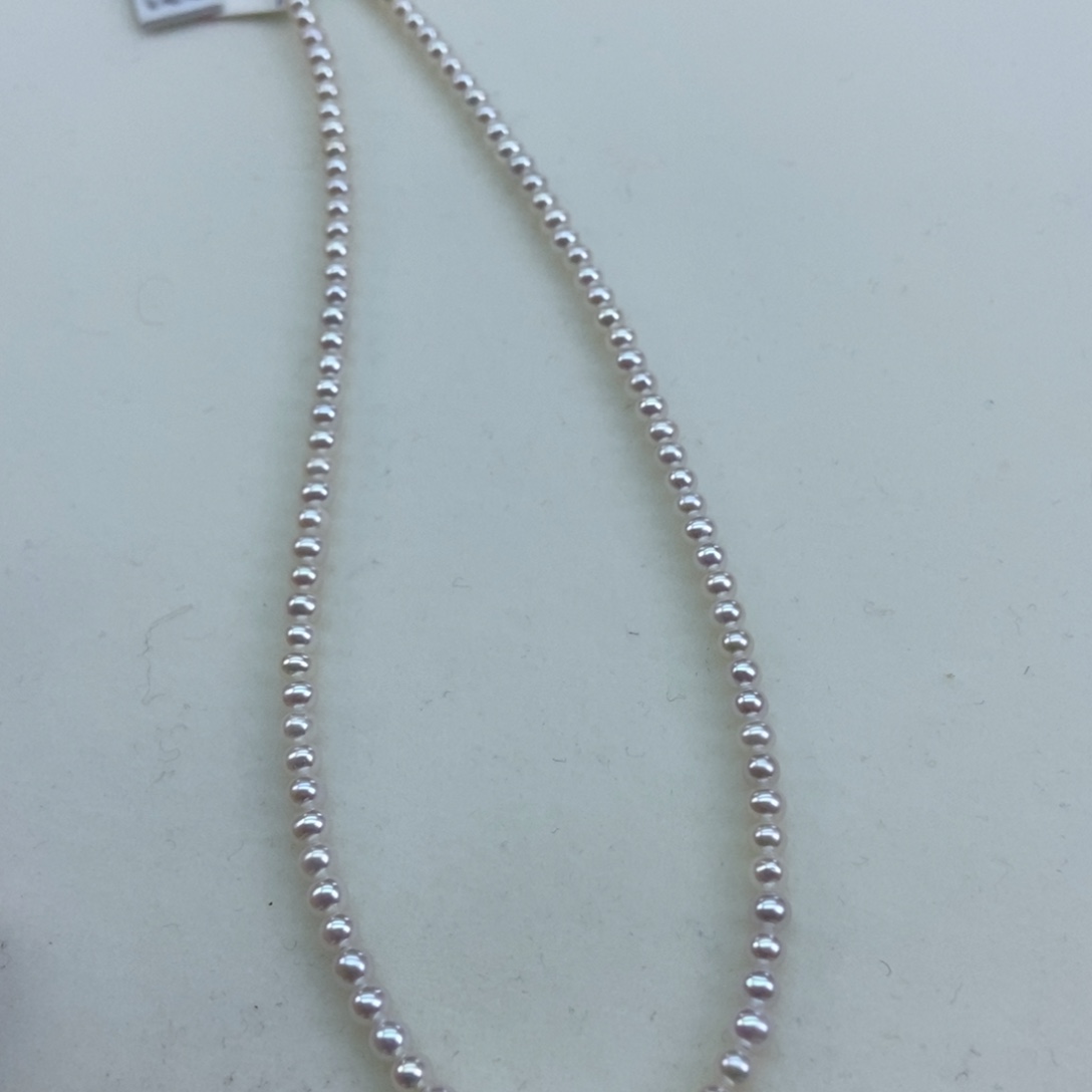 银S925镶嵌淡水珍珠3.5小灯泡