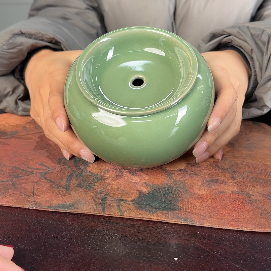 龙泉云间青瓷小米茶器