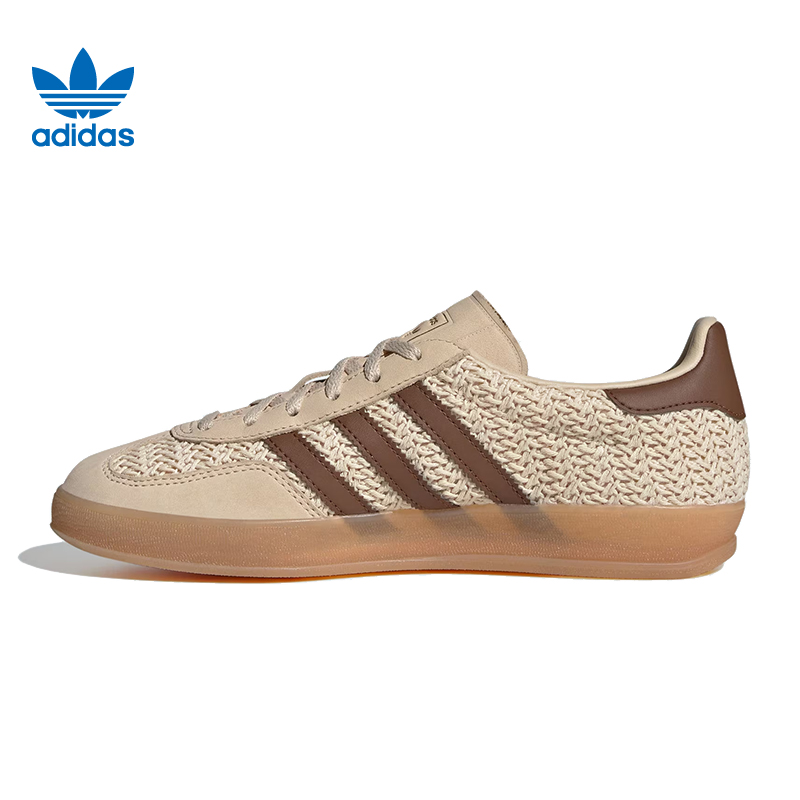 adidas阿迪达斯【环*】三叶草女鞋GAZELLE INDOOR运动休闲鞋JS1418