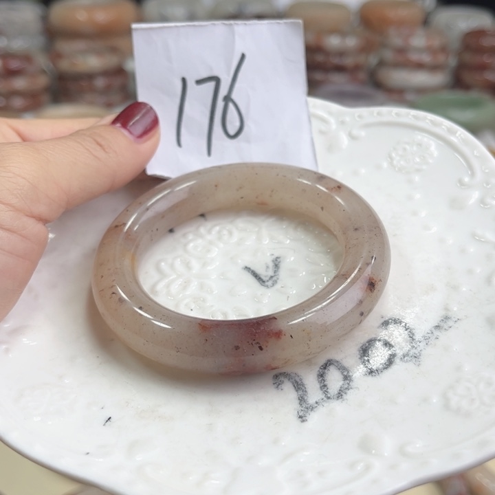 石英质玉圈口53.3未镶嵌