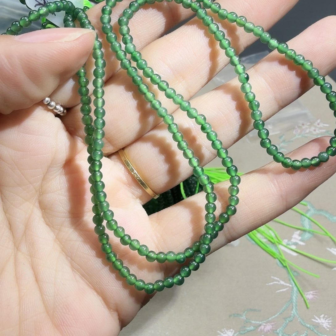 翡翠未镶嵌手链52危料