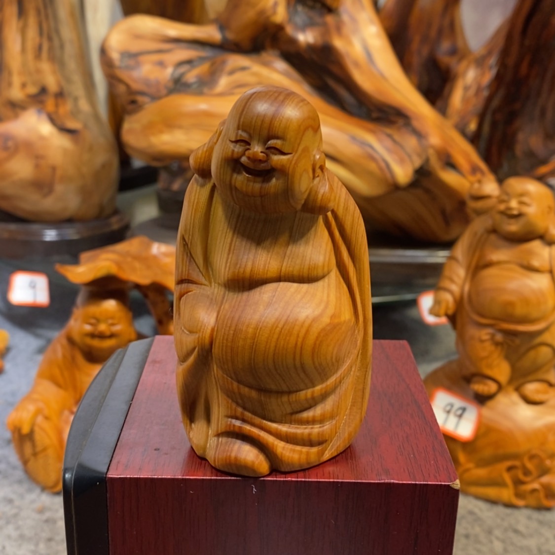 【闪购商品】柏木（崖柏）根雕木雕工艺品摆件家居买十送一手把件