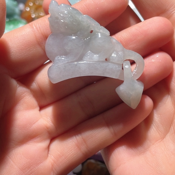 翡翠未镶嵌颈饰天然