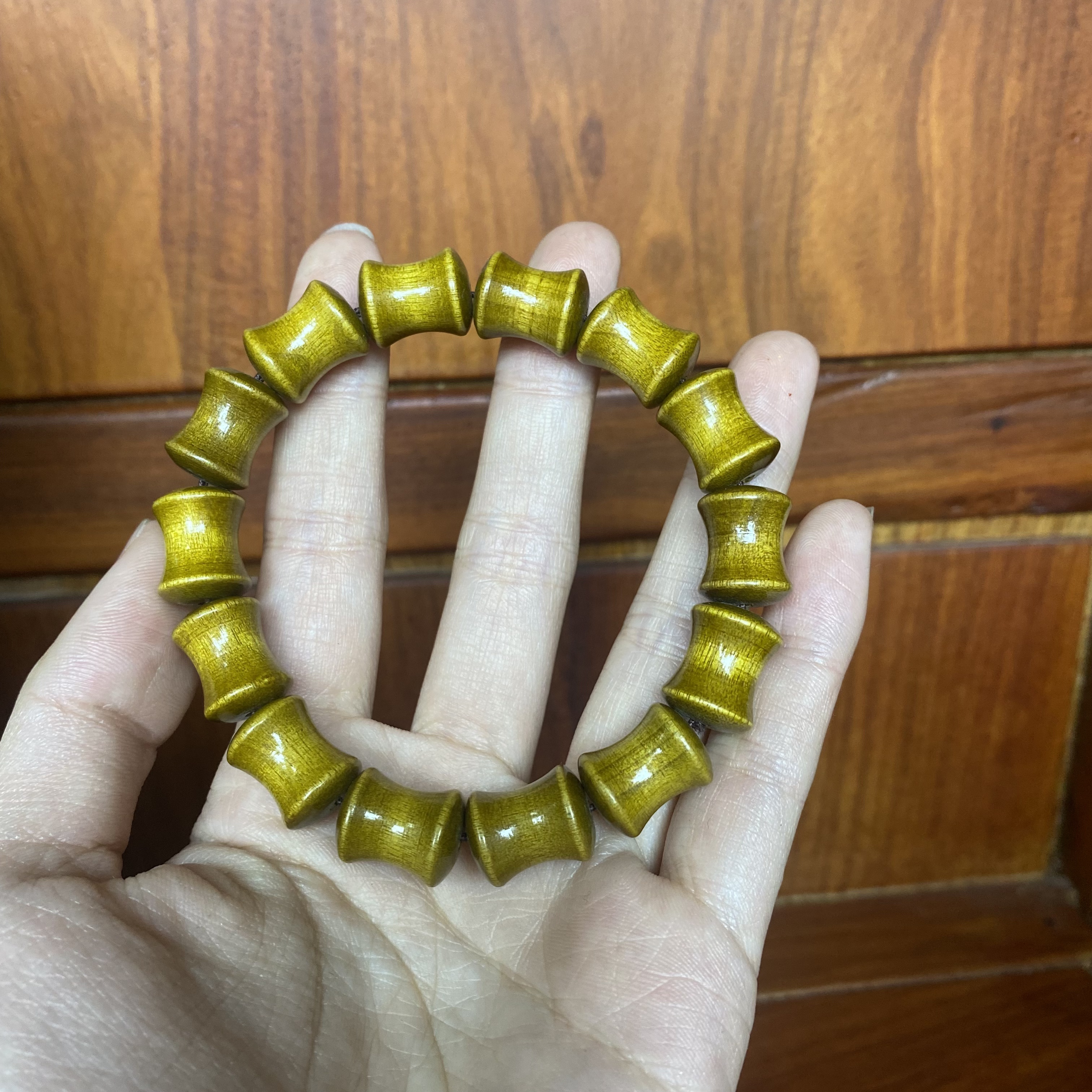 金色竹节手串男女款001