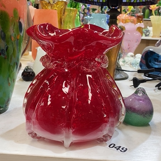 琉璃花瓶高20厘米口径6厘米