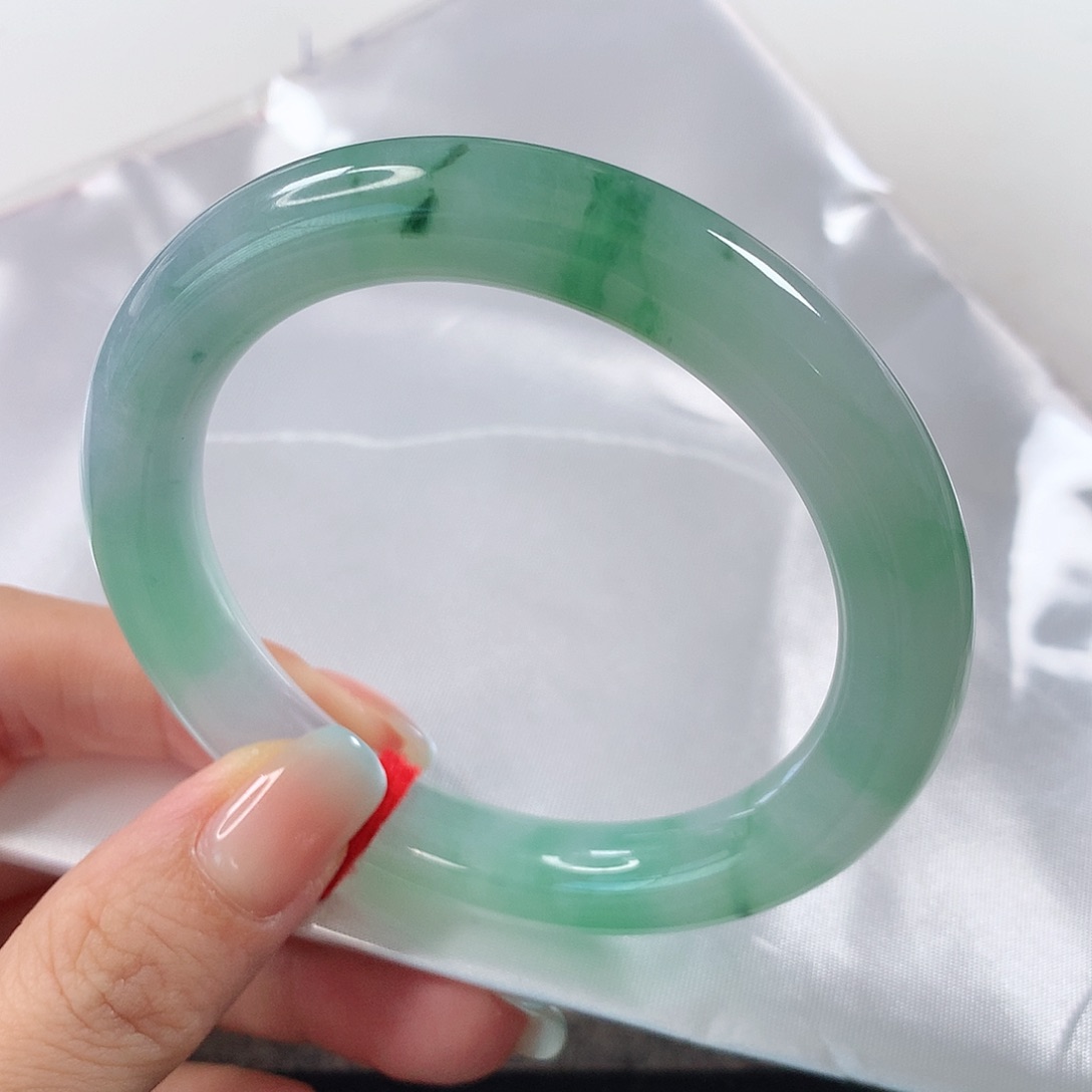 未镶嵌手镯翡翠 圆条①⑥①