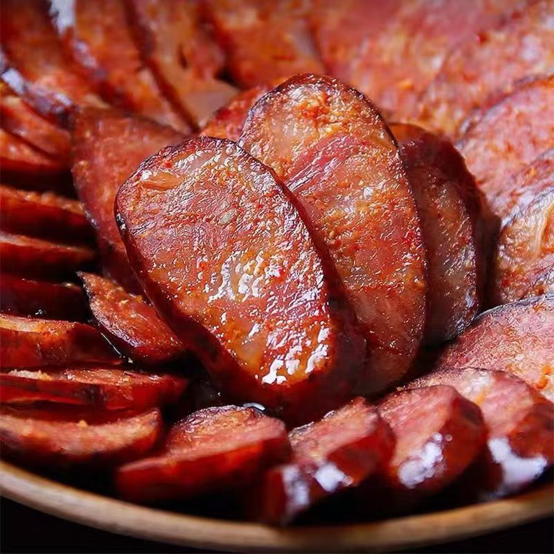 【尝鲜价】正宗川味柏丫烟熏麻辣腊肠支持试吃