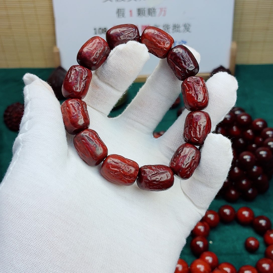 多***走手串/手链檀香紫檀（小叶紫檀）红枣