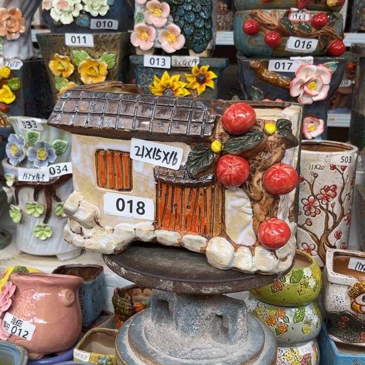 紫砂花盆粗陶材质多肉花盆