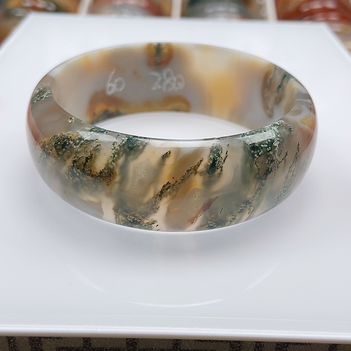 手镯玛瑙/玉髓未镶嵌心****8