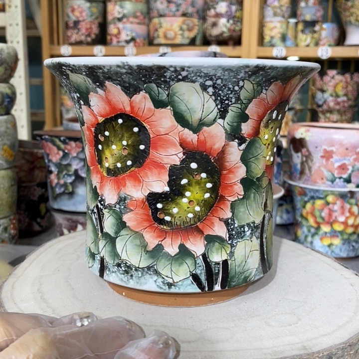 红陶景德镇艺术手绘作品