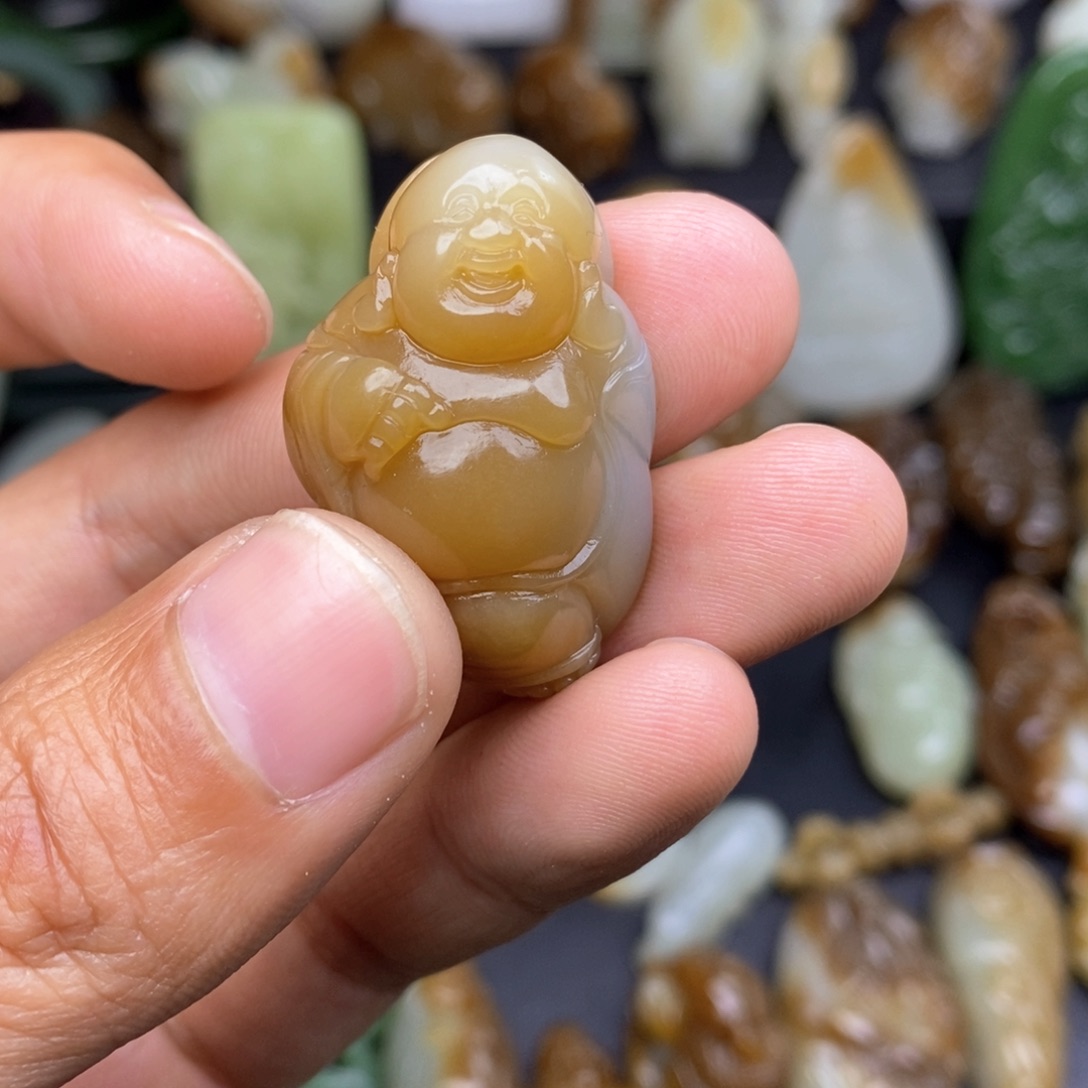 和田玉吊坠未镶嵌天**蓝