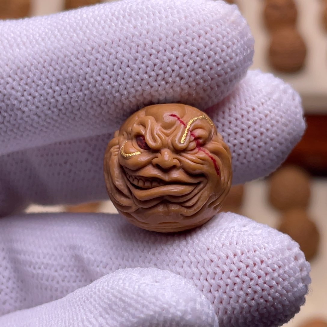 猴头核桃吊坠拽爷镶嵌款17/18