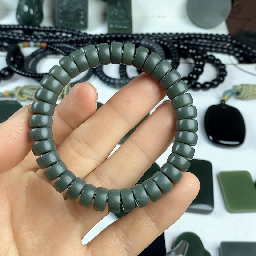 和田玉手链未镶嵌