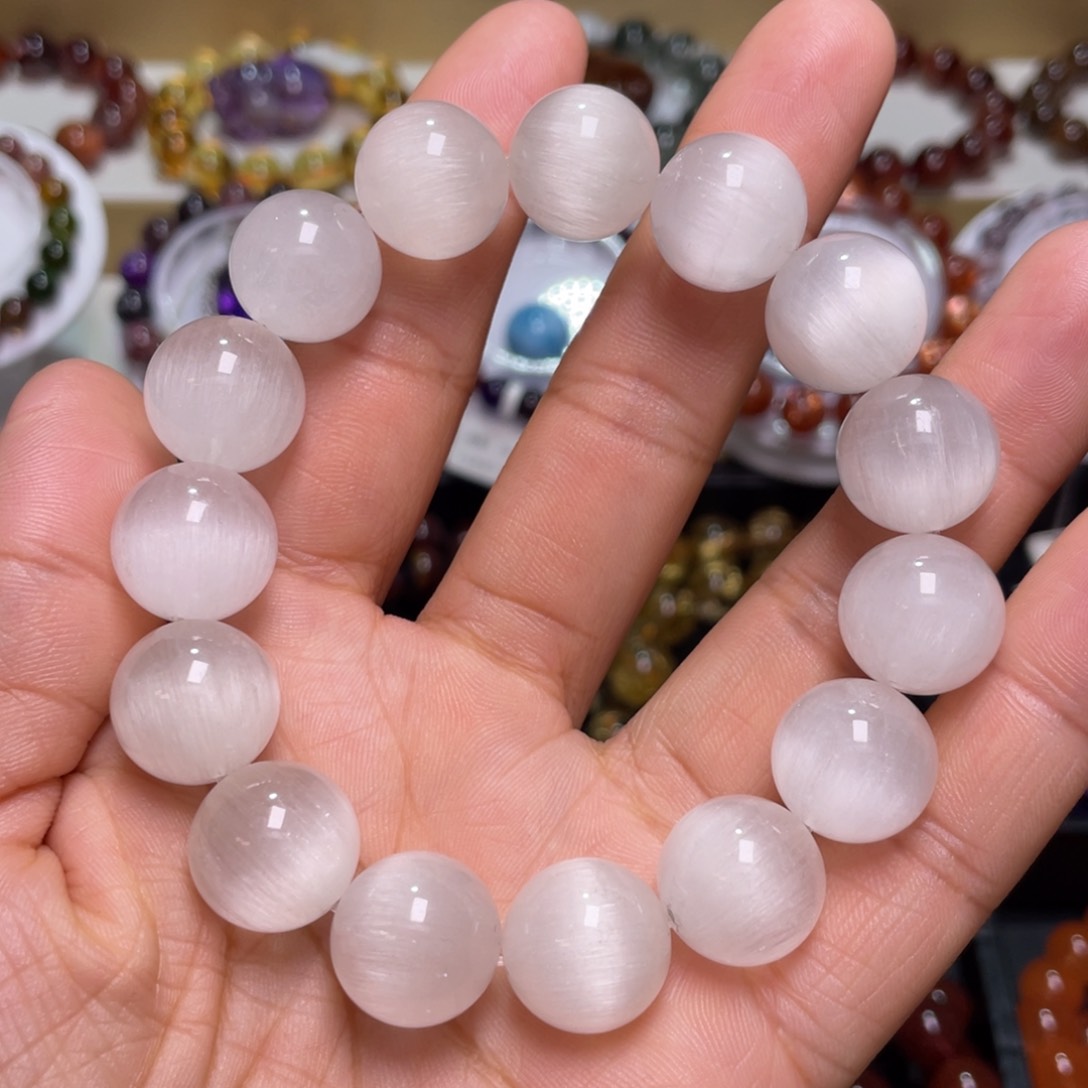 水晶手链未镶嵌兔毛