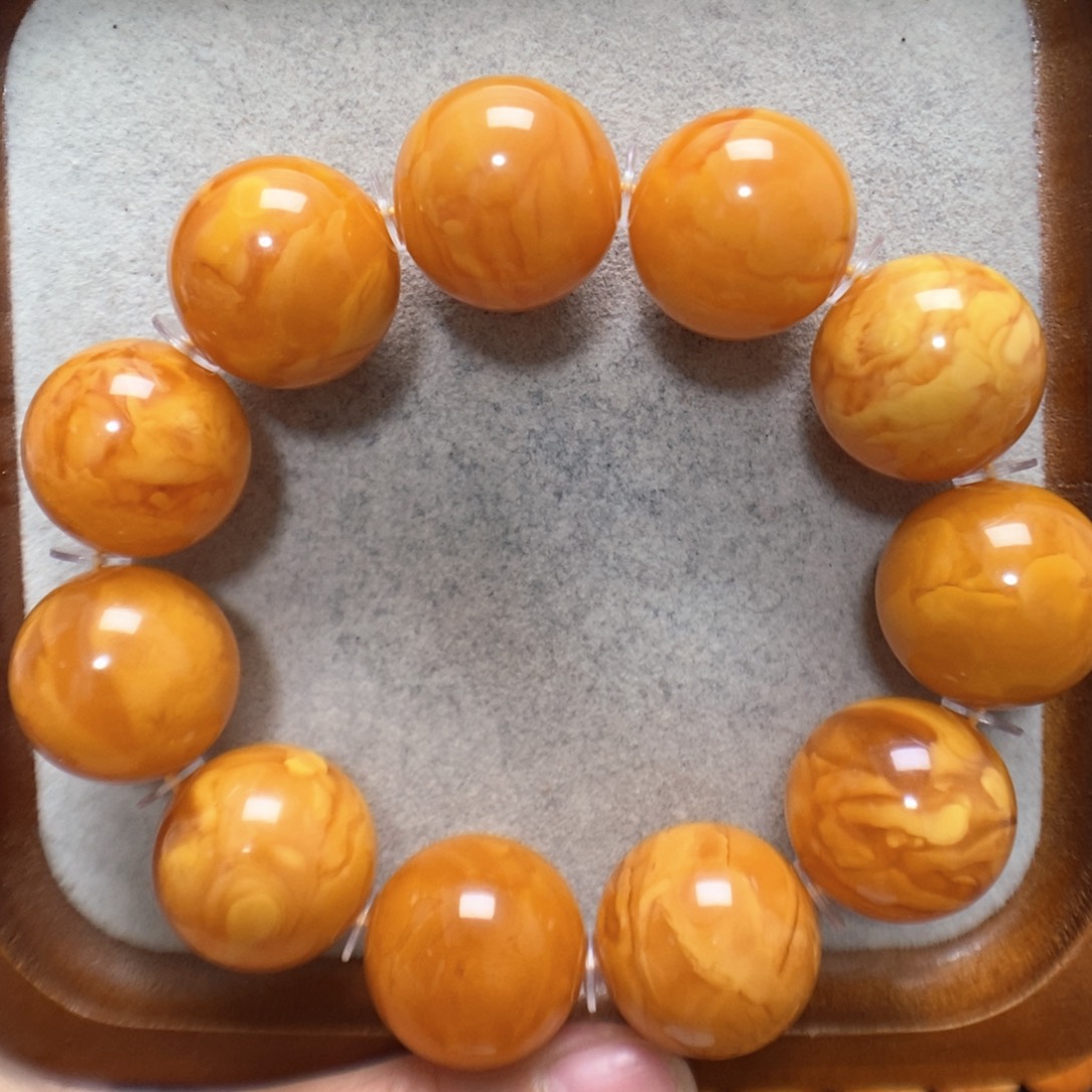 蜜蜡未镶嵌手串蜜蜡
