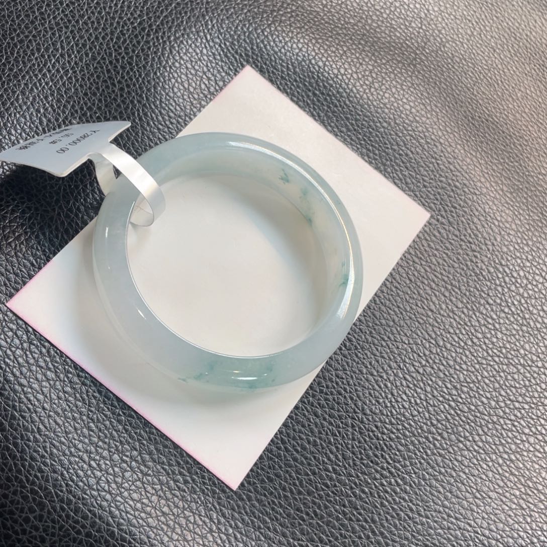 翡翠未镶嵌手镯134号 55.5正圈