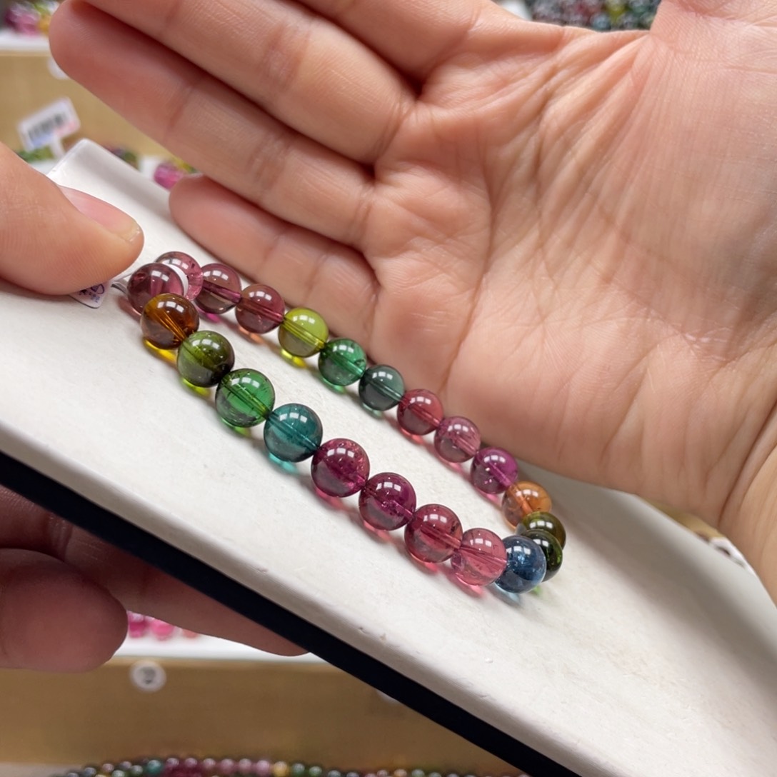 碧玺手串未镶嵌8.3mmmmmmmmmmmmmmmmm