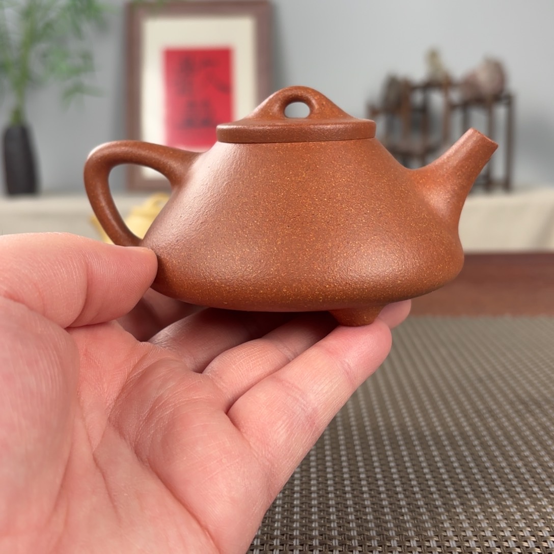 紫砂茶壶微瑕黄龙山原矿紫砂壶