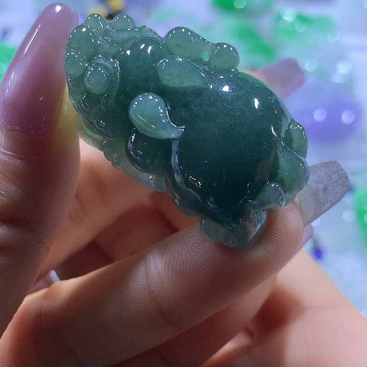 翡翠未镶嵌颈饰天然翡翠A货吊坠