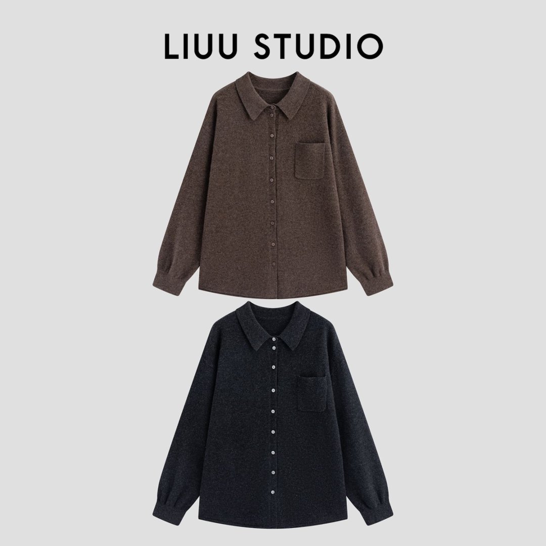 【LIUU】随性慵懒 | 松弛高级感 文艺书卷气羊毛套装 上衣