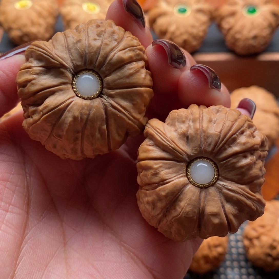 文玩核桃把件40尺寸南瓜吨