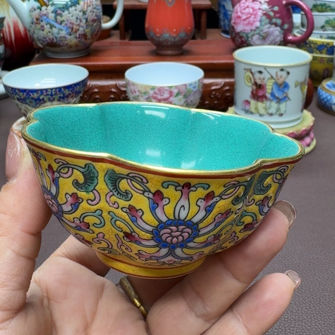 瓷片景德镇仿古手工制作精品展示