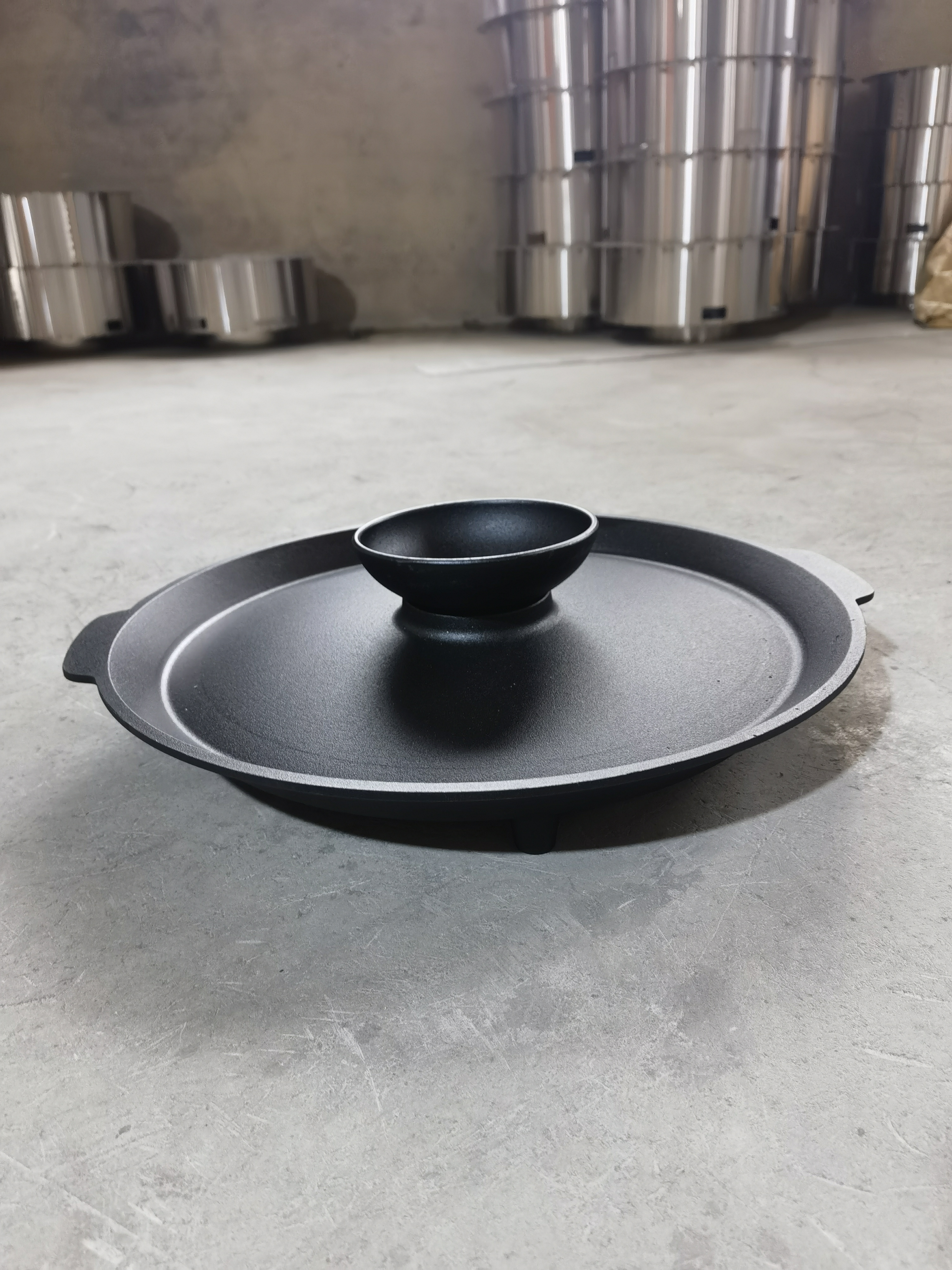 贵州烙锅商用适用各种炉灶不粘盘烙烤盘铁板烧鸡汤生蚝烙汤锅
