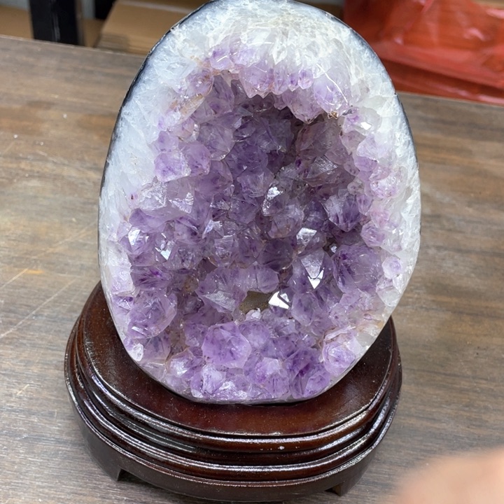 水晶摆件未镶嵌捡漏