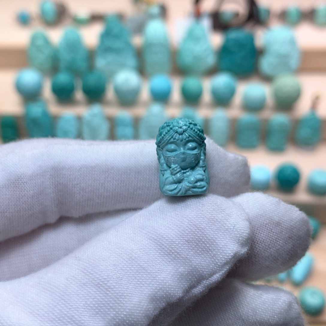 绿松石珠宝奇石未镶嵌