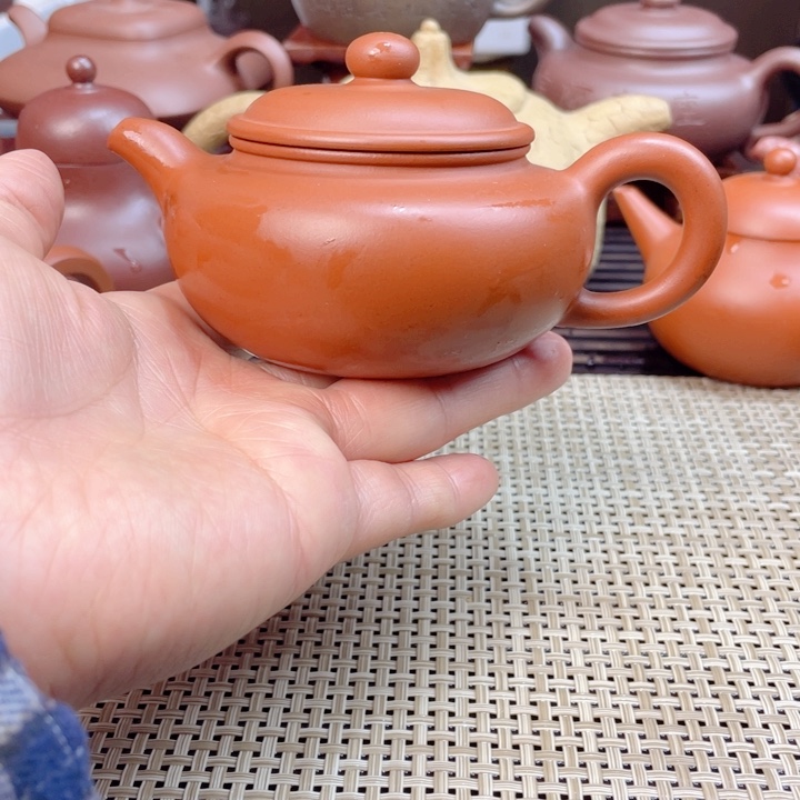 紫砂茶壶z*朱泥仿古小品