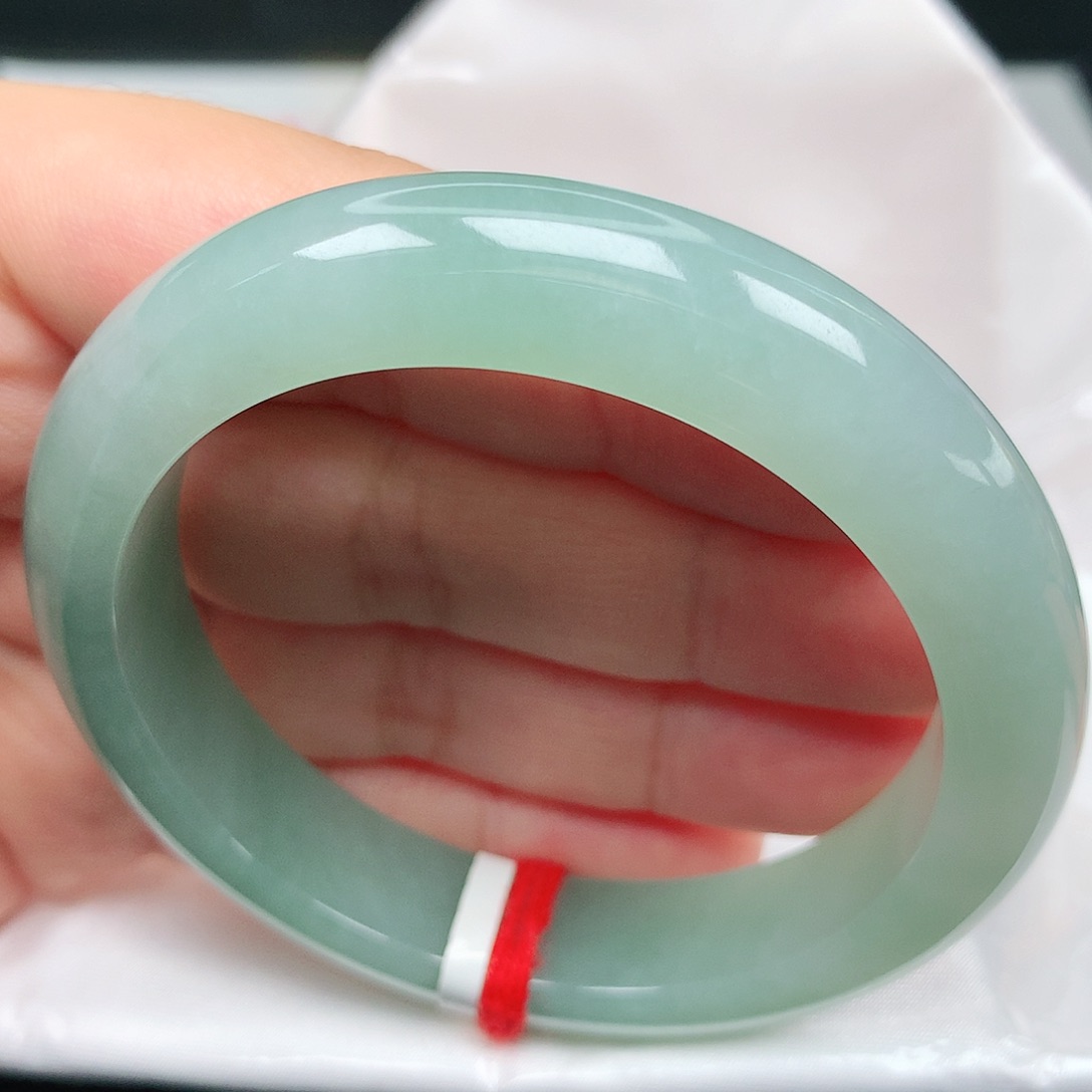 未镶嵌手镯翡翠28湖水绿