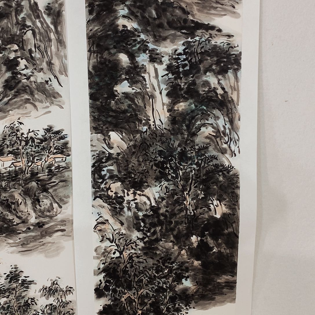 国画书画作品多次参加全国书画大展