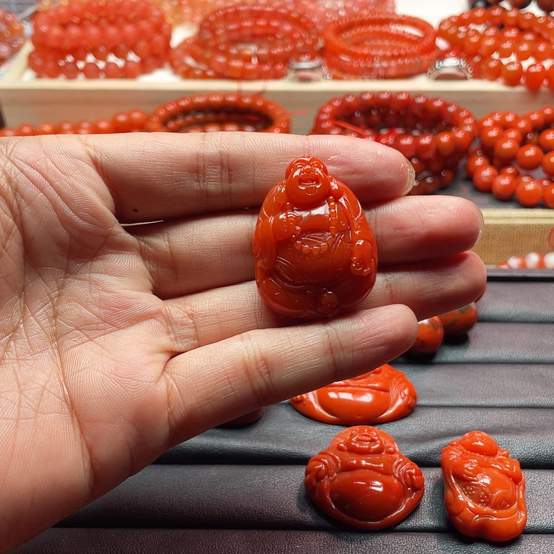 手链未镶嵌南红玛瑙田***力