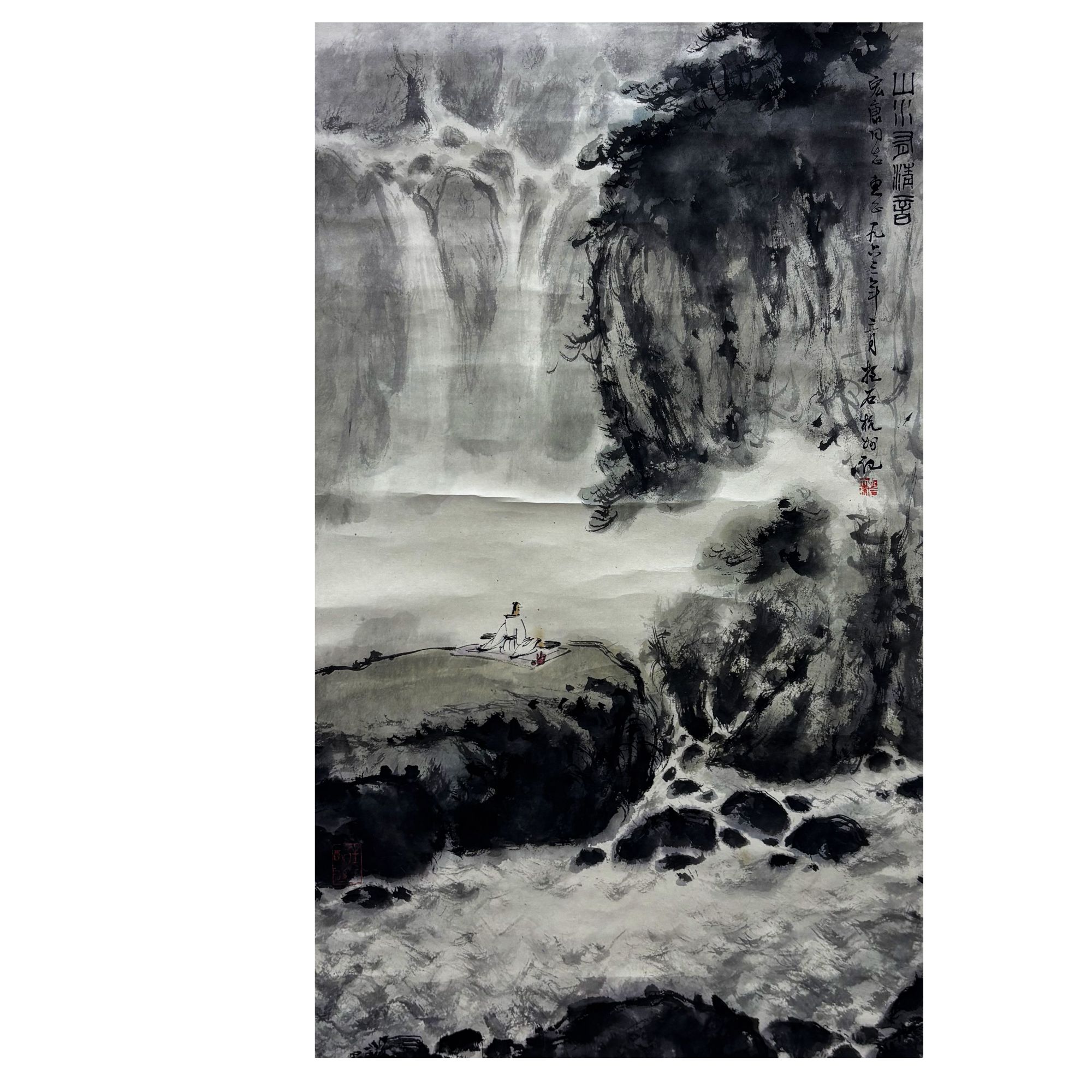 水墨丹青下P100  山水长精春 68X39