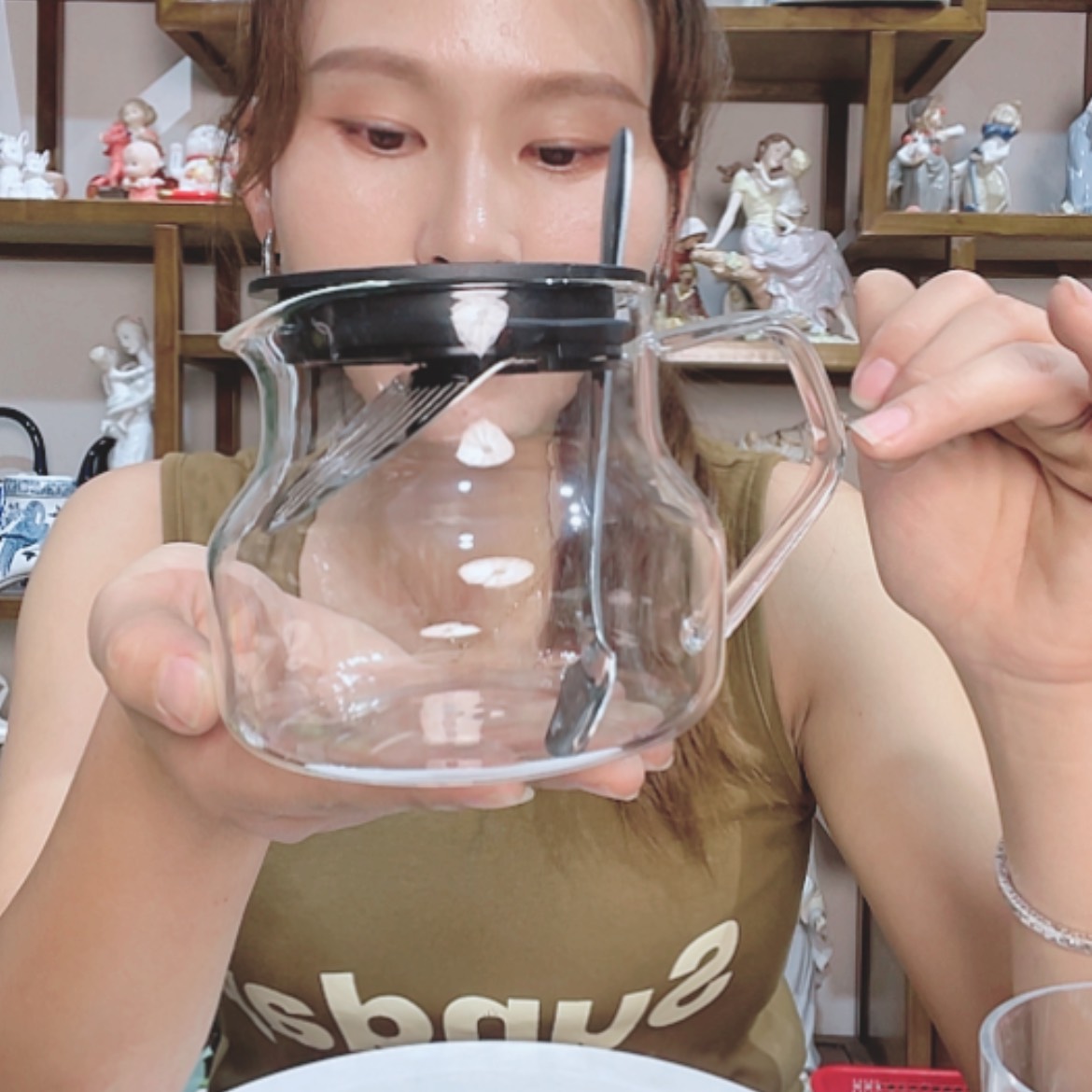 【闪购商品】摆件可明火，电陶炉，玻璃茶壶带盖带勺