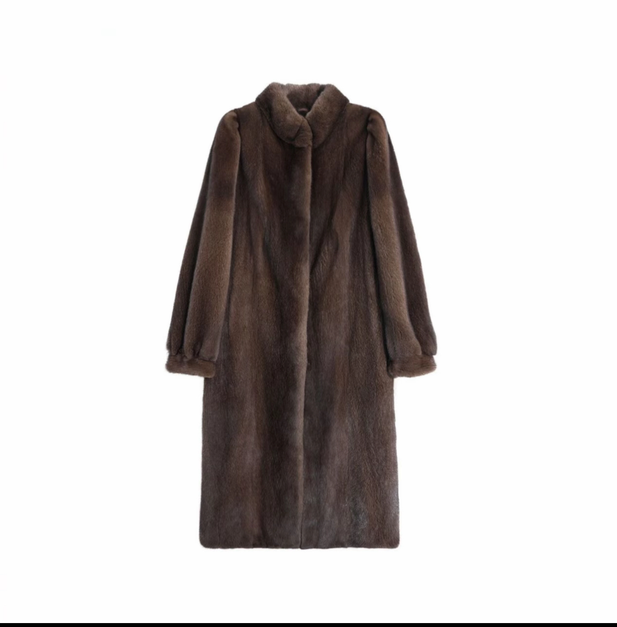 【新品上新】25-26年冬季新款进口天鹅绒紫金小母貂女长款水貂大衣