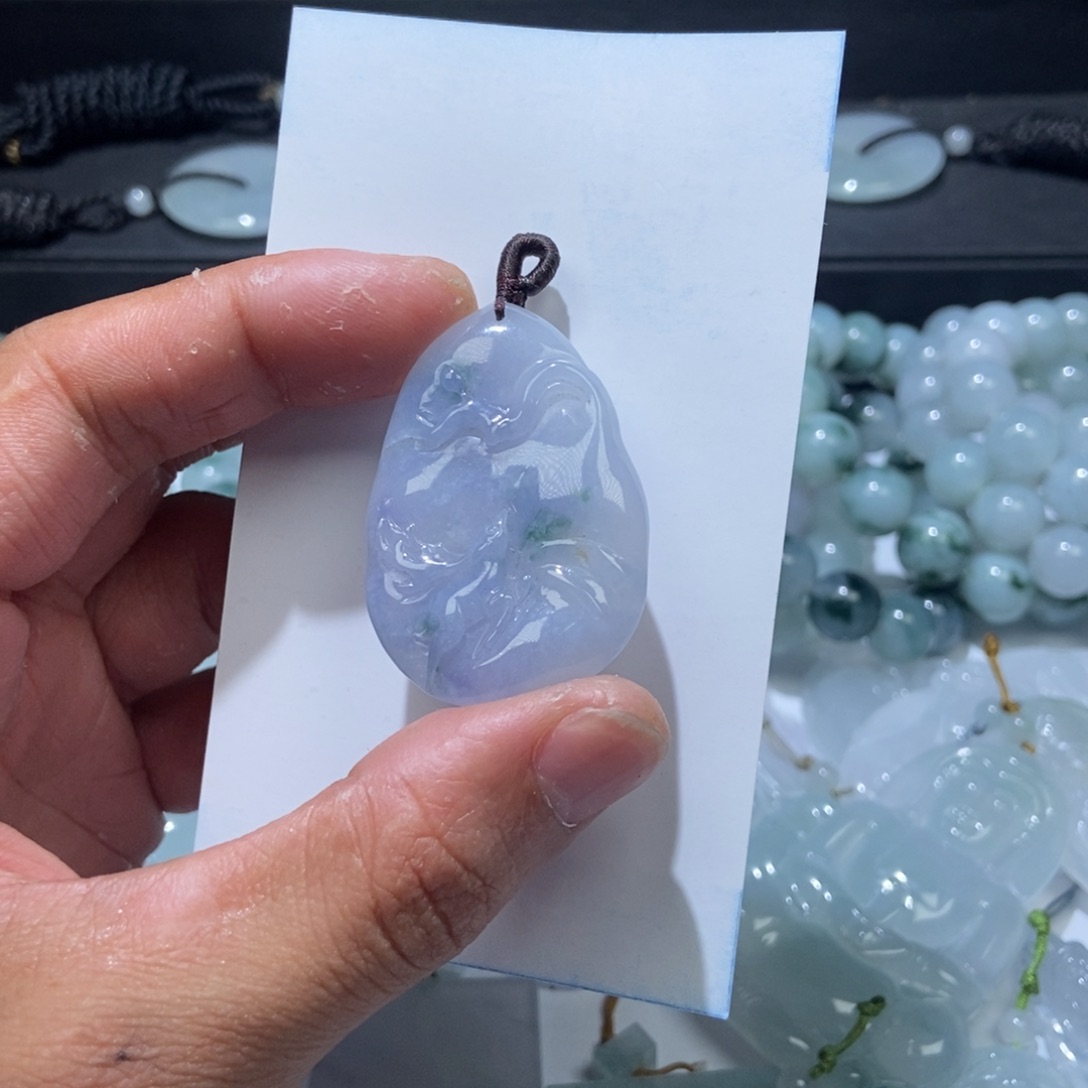 止***•定制翡翠未镶嵌一路有你