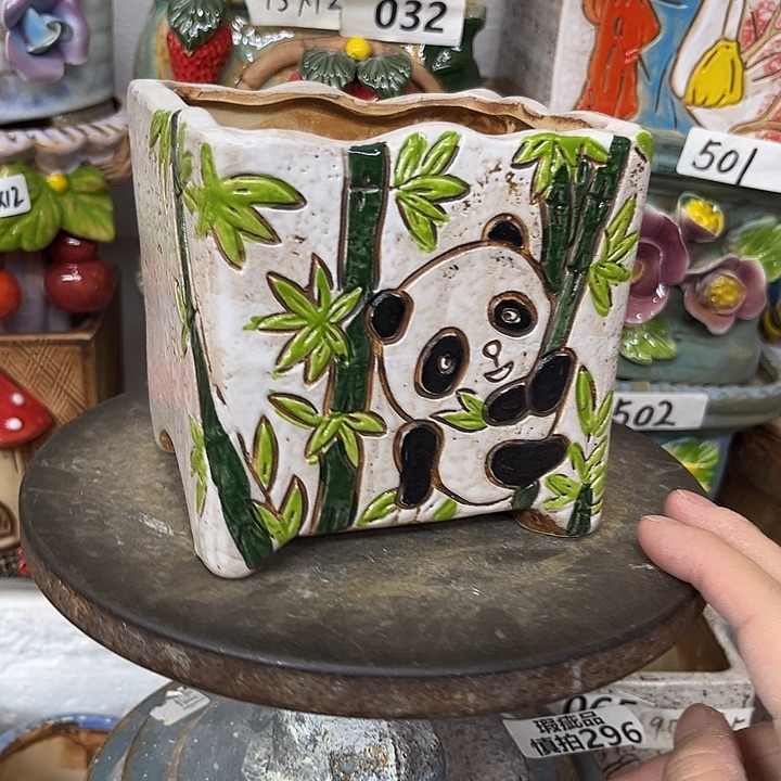 粗陶材质多肉花盆