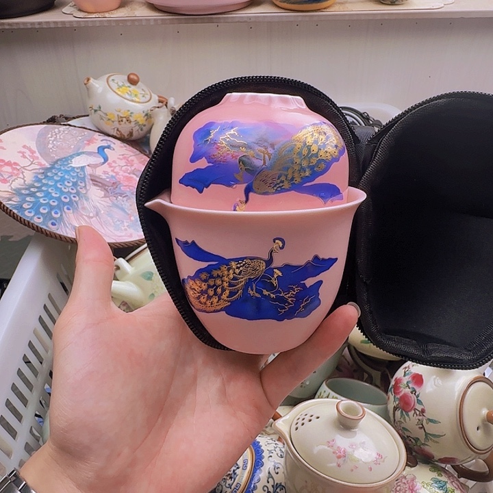 粉汝孔雀变色旅行套装