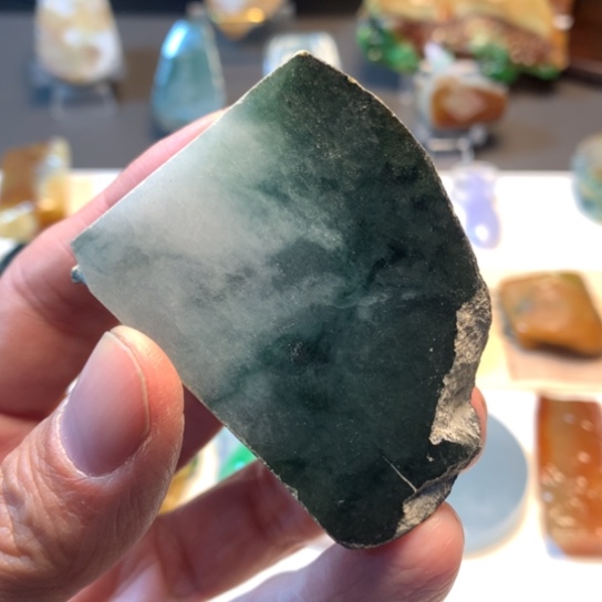 翡翠颈饰未镶嵌天然翡翠挂件玩件料子