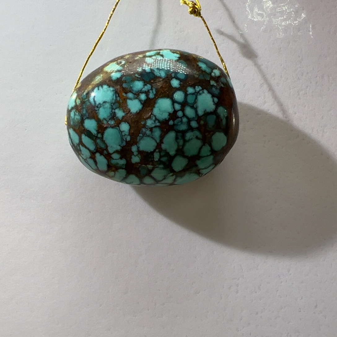 绿松石未镶嵌挂件